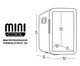 Mini Refrigerador Premium Preto, Preto | WestwingNow