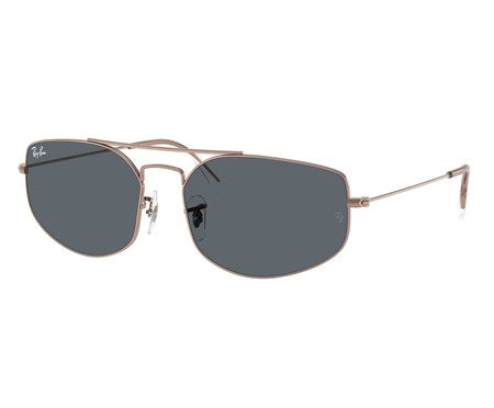 Óculos de Sol Ray-Ban Explorer 5 RB3845 9035R5 Cobre Lente Azul