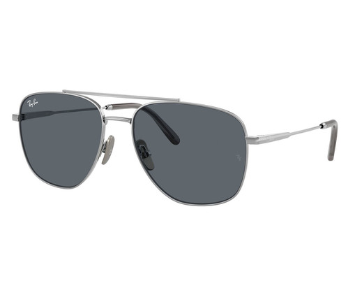 Óculos de Sol Ray-Ban William Titanium RB8097 9209R5 Prata Lente Azul, silver or metallic | WestwingNow