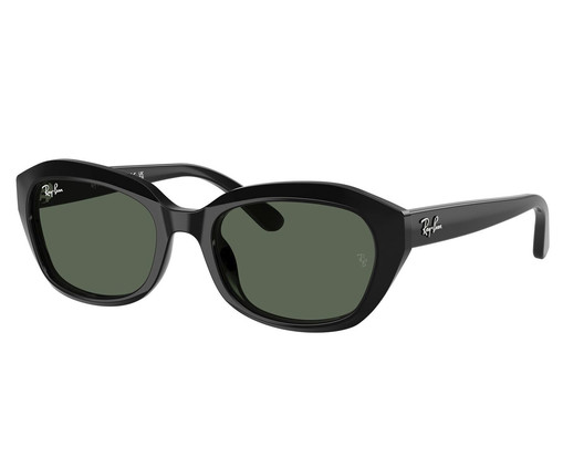 Óculos de Sol Ray-Ban Junior RJ9081S 100 71 Preto Lente Verde Escuro, black | WestwingNow