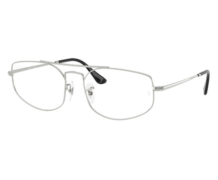 Armação Óculos de Grau Ray-Ban Explorer 5 RX6545 2501 Prata