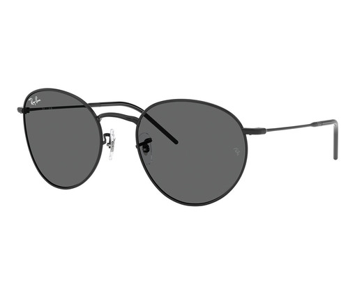 Óculos de Sol Ray-Ban Round Reverse 002 GR Preto Lente Cinza Escuro, black | WestwingNow