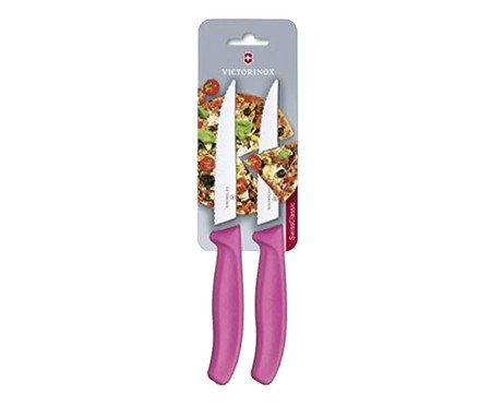 Jogo de Facas para Pizza Swiss Classic Pink | Westwing