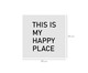 Placa de Madeira This is my Happy Place, Multicolorido | WestwingNow