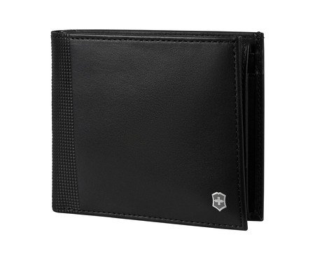 Carteira em Couro Victorinox Altius Alox Deluxe Bi Fold Preta | Westwing