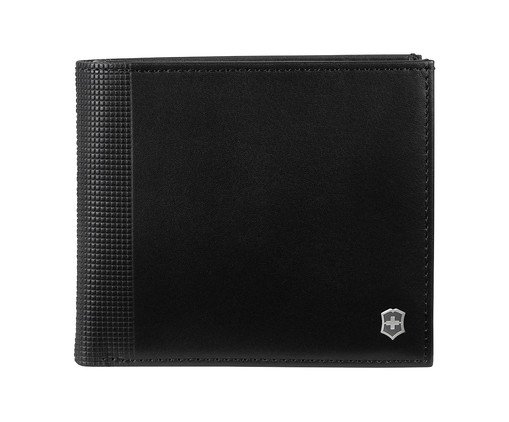 Carteira em Couro Victorinox Altius Alox Deluxe Bi Fold Preta, Colorido | WestwingNow
