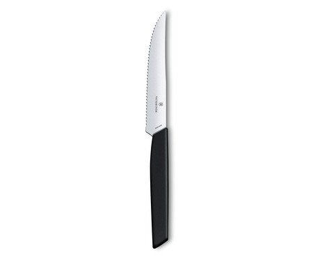 Faca Lâmina Curva Victorinox Swiss Modern Preta | Westwing