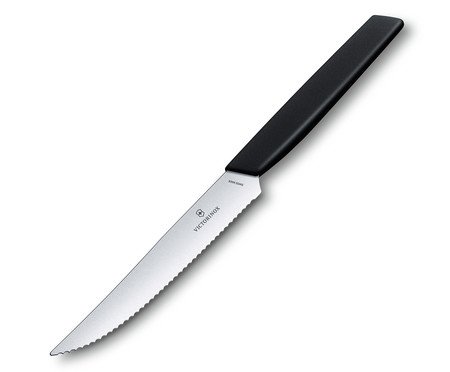 Faca Lâmina Curva Victorinox Swiss Modern Preta | Westwing