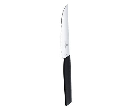 Faca Lâmina Curva Victorinox Swiss Modern Preta | Westwing