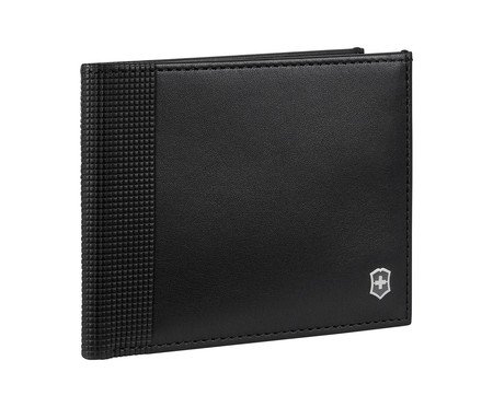 Carteira em Couro Altius Alox Slim Bi Fold Preta | Westwing
