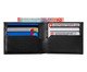 Carteira em Couro Altius Alox Slim Bi Fold Preta, Colorido | WestwingNow
