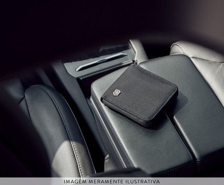 Carteira Victorinox Zip Around Preta | Westwing