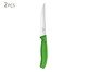 Jogo de Facas para Pizza em Inox Swiss Verde, Colorido | WestwingNow
