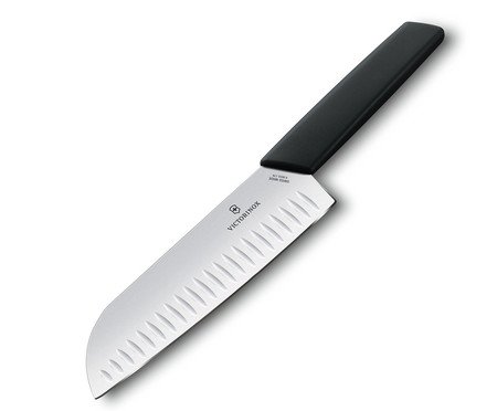 Faca em Inox Swiss Modern Santoku Blac | Westwing