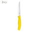 Jogo de Facas para Pizza em Inox Swiss Amarelo, Colorido | WestwingNow