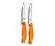 Jogo de Facas para Pizza em Inox Swiss Laranja, Colorido | WestwingNow