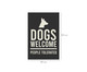 Placa de Madeira Dogs Welcome, Multicolorido | WestwingNow