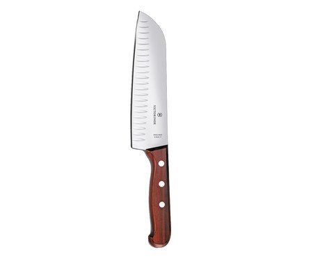 Faca com Sulcos Swiss Classic Santoku | Westwing