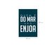 Placa de Madeira Quem É Do Mar Não Enjoa, Multicolorido | WestwingNow