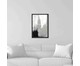 Quadro com Vidro Abstrato Preto e Branco - 40x60, Preto,Branco | WestwingNow