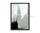 Quadro com Vidro Abstrato Preto e Branco - 40x60, Preto,Branco | WestwingNow