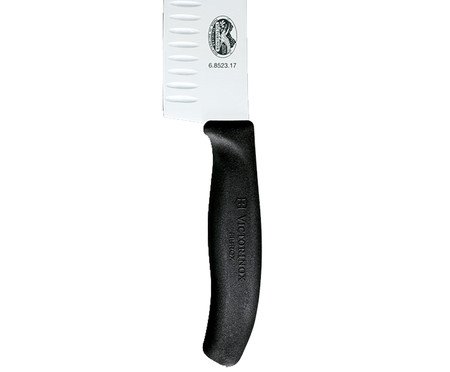 Faca com Sulcos em Inox Swiss Classic Santoku | Westwing