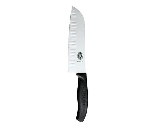 Faca com Sulcos em Inox Swiss Classic Santoku, Colorido | WestwingNow