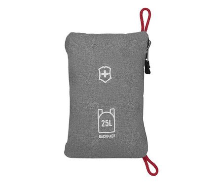 Mochila Packable Cinza e Preto | Westwing
