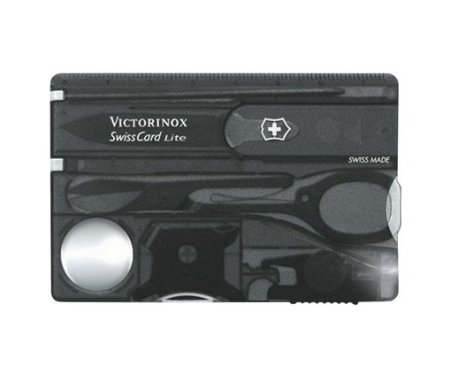 Swisscard em Inox Lite Preto Translúcido, Colorido | WestwingNow