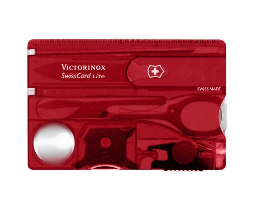 Swisscard em Inox Lite Vermelho Translúcido, Colorido | WestwingNow