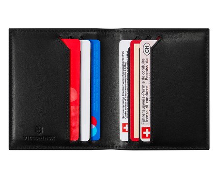 Carteira Victorinox Altius Alox Bi Fold Card Case Preta | Westwing