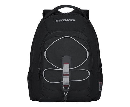 Mochila para Laptop Wenger Mars Preta e Cinza