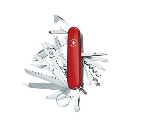 Canivete em Inox Swiss Champ Vermelho, Colorido | WestwingNow