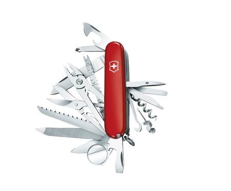Canivete em Inox Swiss Champ Vermelho | Westwing