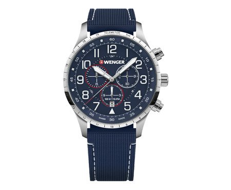 Relógio Wenger Attitude Chrono Azul | Westwing