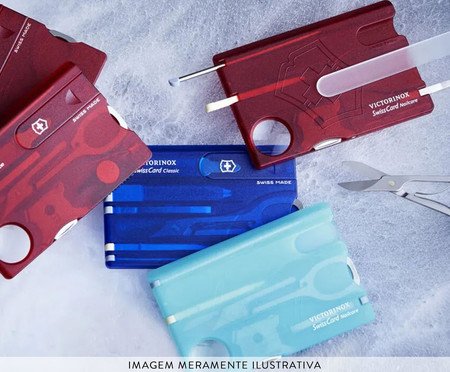 Swiss Card Classic Vermelho Translúcido | Westwing