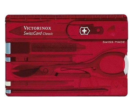 Swiss Card Classic Vermelho Translúcido, Colorido | WestwingNow