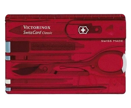 Swiss Card Classic Vermelho Translúcido | Westwing