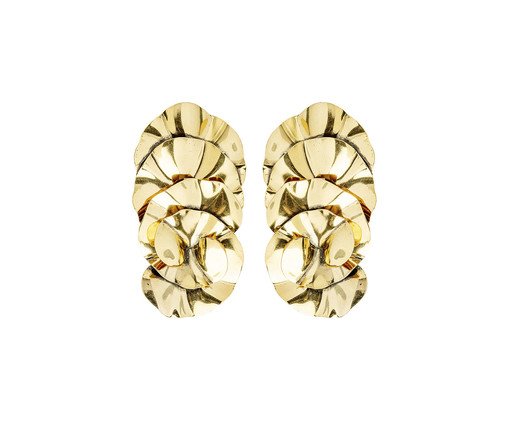 Brinco Longo Blossom Ouro Vintage, gold | WestwingNow