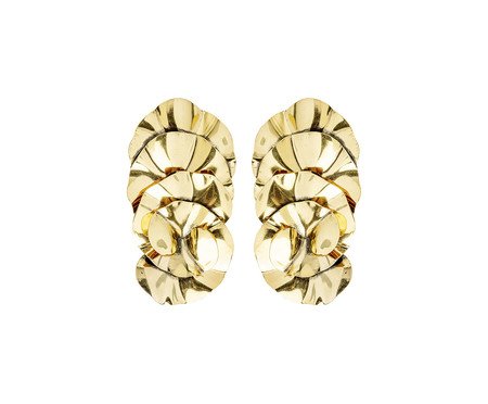Brinco Longo Blossom Ouro Vintage
