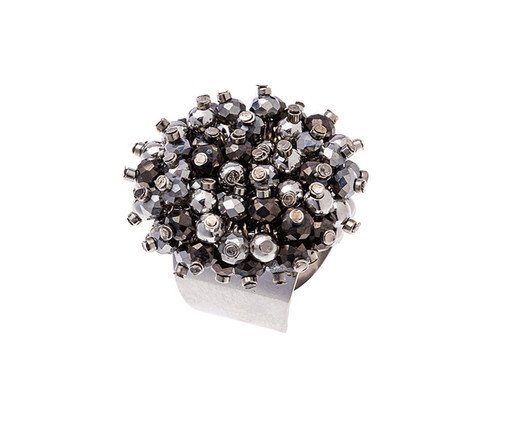 Anel Agradecer Black Prata, silver or metallic | WestwingNow