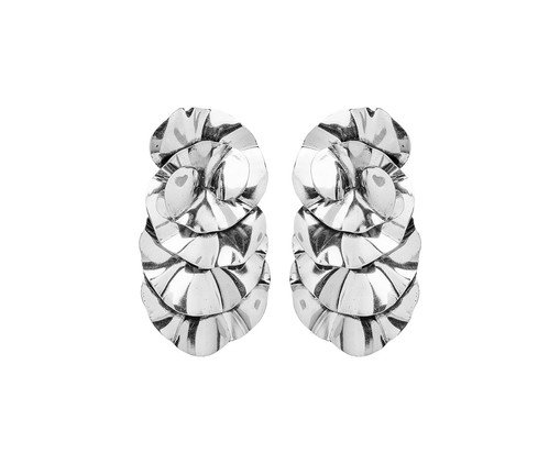 Brinco Longo Blossom Prata Vintage, silver or metallic | WestwingNow