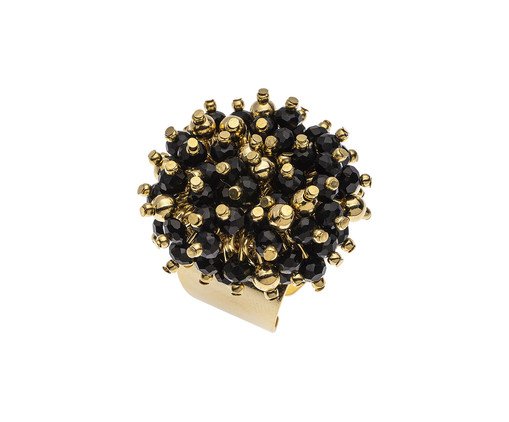 Anel Agradecer Black Ouro, gold | WestwingNow