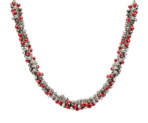 Choker Ritmo Cherry Prata, silver or metallic | WestwingNow