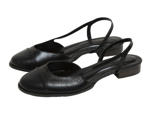 Sapatilha Boneca Couro Preto, black | WestwingNow