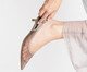 Scarpin Salto Fino Tela Cinza Queimado, grey | WestwingNow