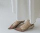 Scarpin Salto Fino Tela Cinza Queimado, grey | WestwingNow