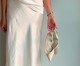 Scarpin Salto Fino Tela Off-White, Off White | WestwingNow