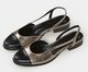 Sapatilha Boneca Couro Bicolor Onix E Preto, black | WestwingNow