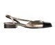 Sapatilha Boneca Couro Bicolor Onix E Preto, black | WestwingNow